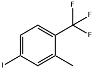 4-碘-2-甲基-1-(三氟甲基)苯 结构式