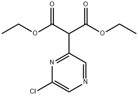 Dimethyl 2-(6-chloropyrazin-2-yl)malonate hydrochloride 结构式