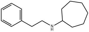 N-(2-phenylethyl)cycloheptanamine 结构式