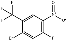 4-溴-2-氟-5-(三氟甲基)硝基苯 结构式