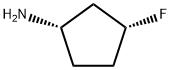(1S,3R)-3-氟环戊胺 结构式