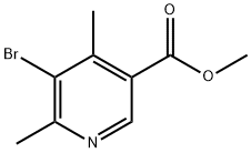 Methyl 5-Bromo-4,6-dimethylnicotinate 结构式