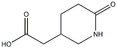 2-(6-oxopiperidin-3-yl)acetic acid 结构式