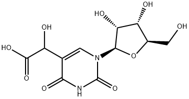 5-(carboxyhydroxymethyl)uridine 结构式