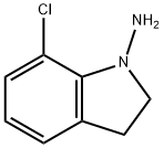 7-Chloro-2,3-dihydro-1H-Indol-1-amine 结构式