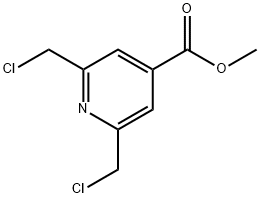 methyl 2,6-bis(chloromethyl)isonicotinate 结构式