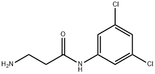 3-氨基-N-(3,5-二氯苯基)丙酰胺 结构式