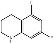 5,7-二氟-1,2,3,4-四氢喹啉 结构式