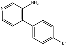 4-(4-BROMOPHENYL)PYRIDIN-3-AMINE 结构式