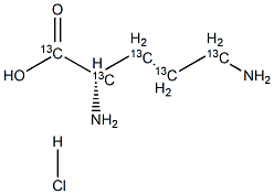 L-ORNITHINE:盐酸 结构式