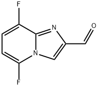 Imidazo[1,2-a]pyridine-2-carboxaldehyde, 5,8-difluoro- 结构式