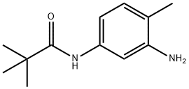 N-(3-氨基-4-甲基苯基)-2,2-二甲基丙酰胺 结构式