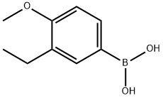 (3-ETHYL-4-METHOXYPHENYL)BORONIC ACID 结构式