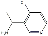 1-(4-氯吡啶-3-基)乙-1-胺 结构式