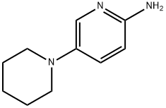 5-(1-哌啶基)-2-氨基吡啶 结构式