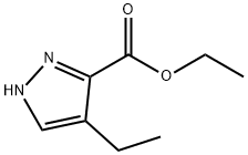 4-乙基-1H-吡唑-3-甲酸乙酯 结构式
