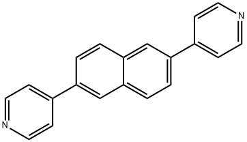 2,6-二(吡啶-4-基)萘 结构式