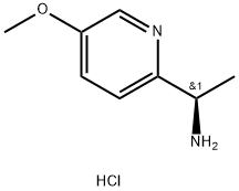 (1R)-1-(5-METHOXYPYRIDIN-2-YL)ETHYLAMINE HYDROCHLORIDE 结构式
