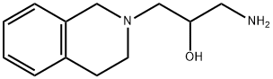 1-氨基-3-(1,2,3,4-四氢异喹啉-2-基)丙烷-2-醇 结构式