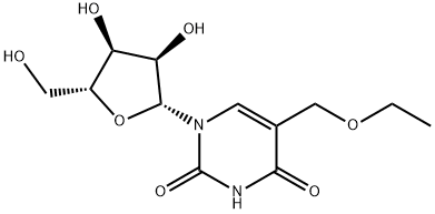 5-Ethoxymethyluridine 结构式