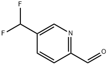 5-(二氟甲基)吡啶-2-甲醛 结构式