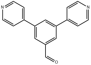 3,5-bis(4-pyridyl)benzaldehyde 结构式