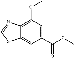 methyl 4-methoxybenzo[d]thiazole-6-carboxylate 结构式