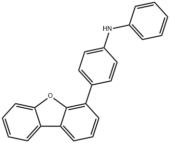 4-（二苯并[b，d]呋喃-4-基）苯基-N-苯胺 结构式