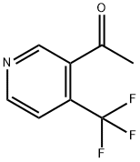 1-[4-(三氟甲基)-3-吡啶]乙酮 结构式