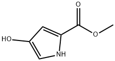 methyl 4-hydroxypyrrole-2-carboxylate 结构式