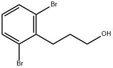 3-(2,6-dibromophenyl)propan-1-ol 结构式