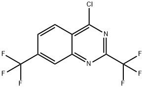 4-Chloro-2,7-bis(trifluoromethyl)quinazoline 结构式