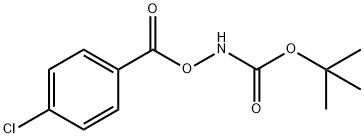TERT-BUTYL (4-CHLOROBENZOYL)OXYCARBAMATE 结构式