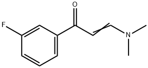 3-(Dimethylamino)-1-(3-fluorophenyl)prop-2-en-1-one 结构式