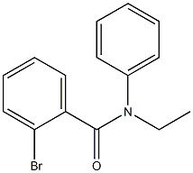 2-bromo-N-ethyl-N-phenylbenzamide 结构式