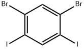 1,5-二溴-2,4-二碘苯 结构式