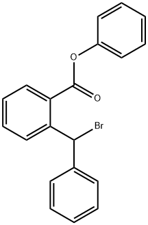 Benzoic acid, 2-(bromophenylmethyl)-, phenyl ester 结构式