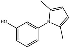 3-(2,5-二甲基-1-吡咯基)苯酚 结构式