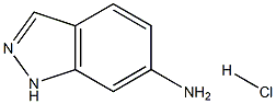 1H-吲唑-6-胺盐酸盐 结构式