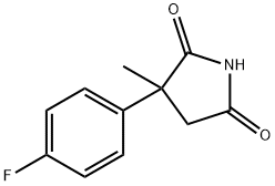 3-(4-氟苯基)-3-甲基吡咯烷-2,5-二酮 结构式