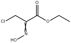 Ethyl (2E)-3-chloro-2-(hydroxyimino)propanoate 结构式