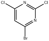 4-溴-2,6-二氯嘧啶 结构式