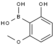 2-羟基-6-甲氧基苯硼酸 结构式