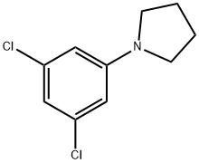 Pyrrolidine, 1-(3,5-dichlorophenyl)- 结构式