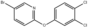 5-bromo-2-(3,4-dichloro-phenoxy)-pyridine 结构式