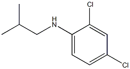 2,4-dichloro-N-(2-methylpropyl)aniline 结构式