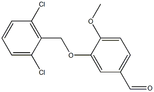 3-[(2,6-dichlorophenyl)methoxy]-4-methoxybenzaldehyde 结构式