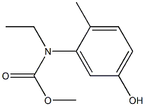 methyl N-ethyl-N-(5-hydroxy-2-methylphenyl)carbamate 结构式