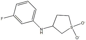 N-(1,1-dioxidotetrahydrothien-3-yl)-N-(3-fluorophenyl)amine 结构式