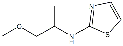 N-(1-methoxypropan-2-yl)-1,3-thiazol-2-amine 结构式